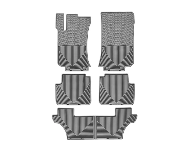 Weathertech W104GR106GR107G - All-Weather Floor Mats, Gray, Molded