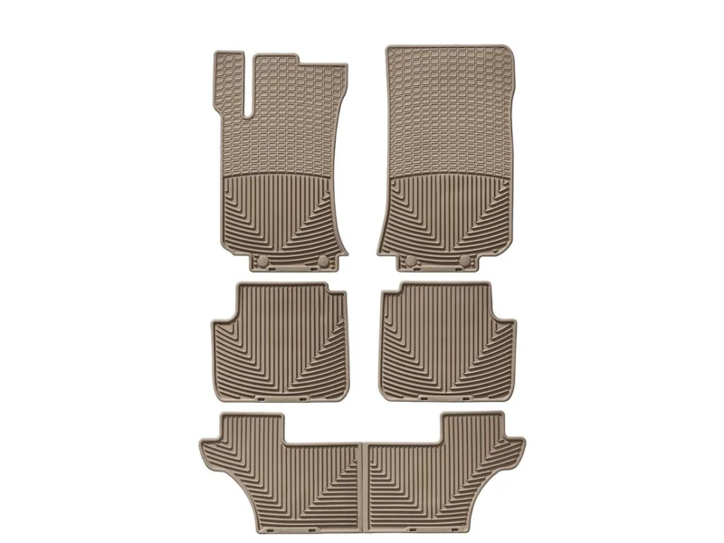 Weathertech W104TN106TN107T - All-Weather Floor Mats, Tan, Molded