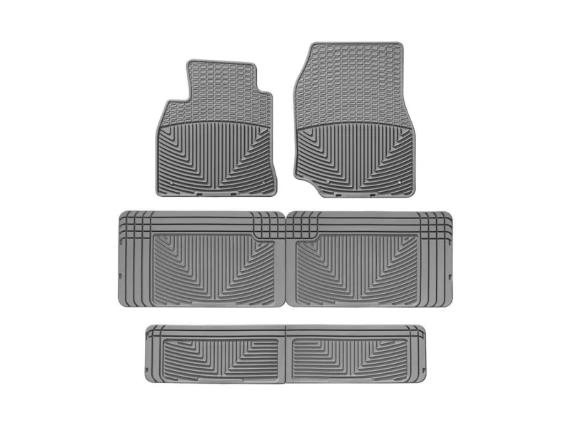 Weathertech W23GRW25GRW60GR - All-Weather Floor Mats, Gray, Molded