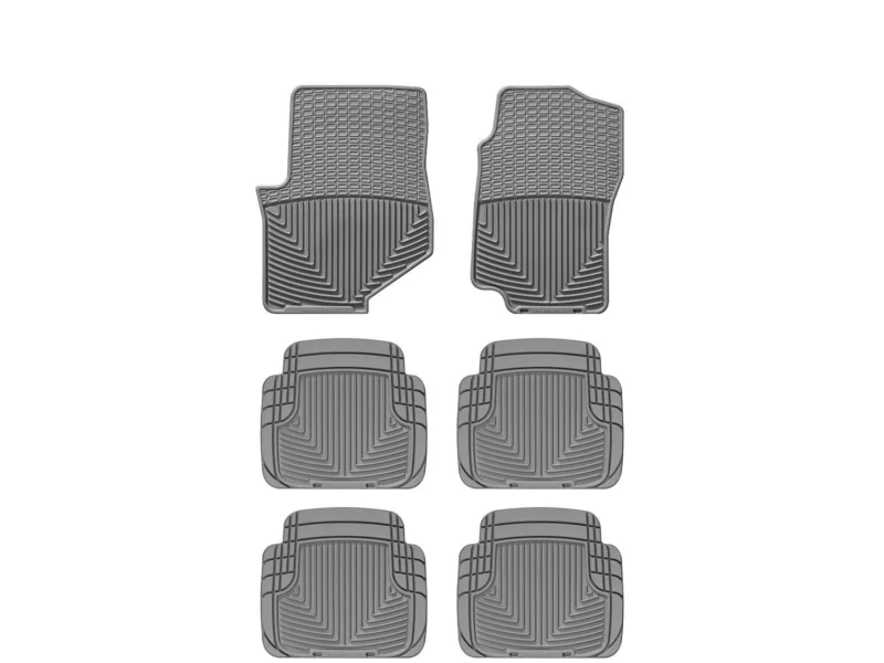 Weathertech W32GRW50GRW50GR - All-Weather Floor Mats, Gray, Molded