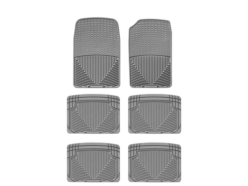 Weathertech W38GRW20GRW20GR - All-Weather Floor Mats, Gray, Molded