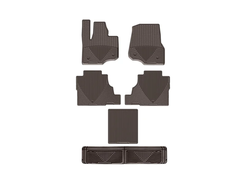 Weathertech W477CO478CO480CO60CO - All-Weather Floor Mats, Cocoa, Molded