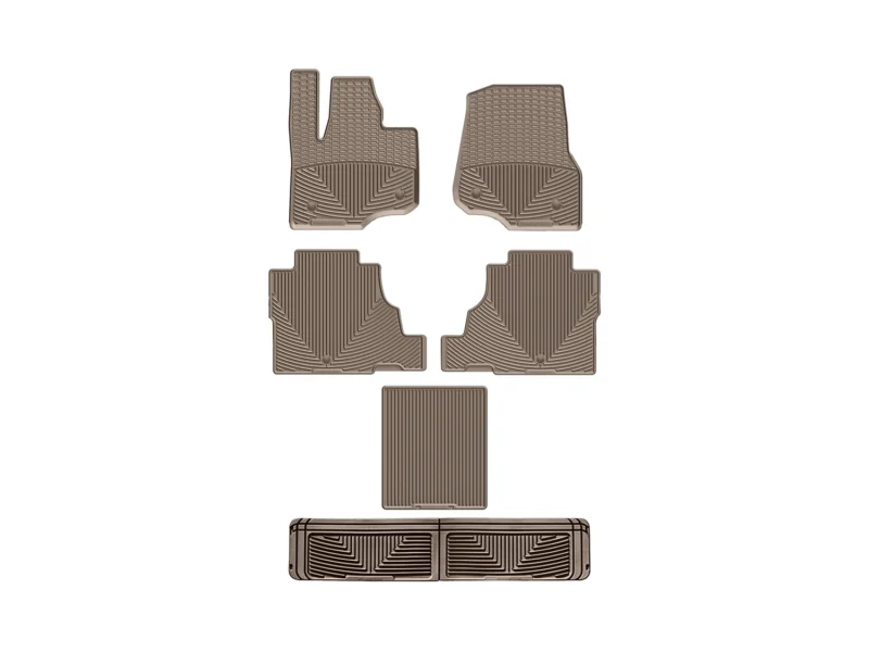 Weathertech W477TN478TN480TN60TN - All-Weather Floor Mats, Tan, Molded
