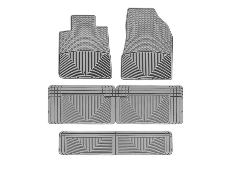 Weathertech W68GRW25GRW60GR - All-Weather Floor Mats, Gray, Molded