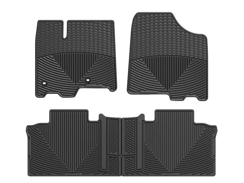 Weathertech WTCB292244 - All-Weather Floor Mats, Black, Molded