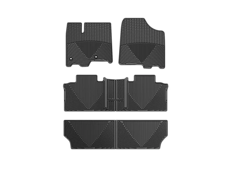 Weathertech WTCB292244245 - All-Weather Floor Mats, Black, Molded