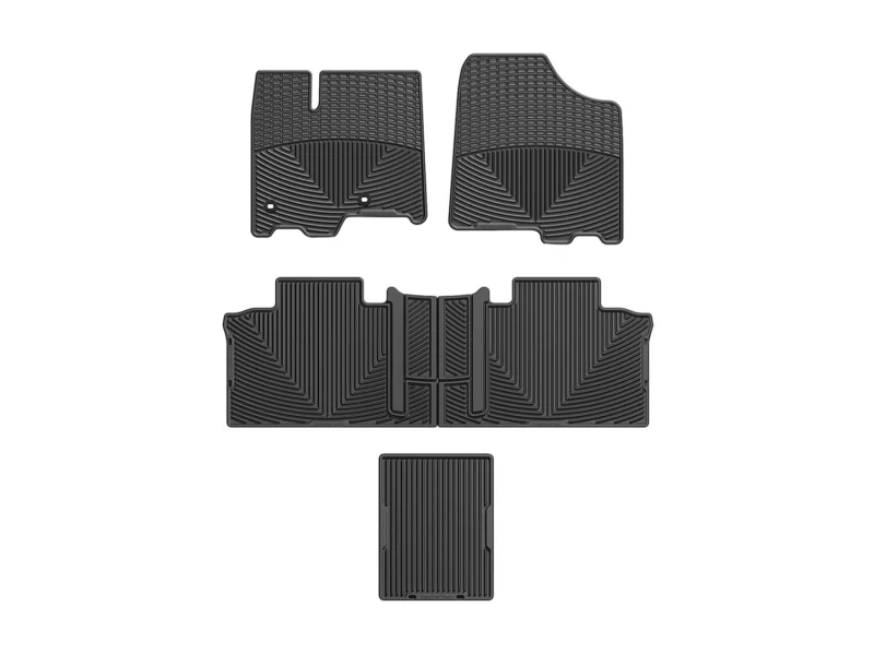 Weathertech WTCB292244247 - All-Weather Floor Mats, Black, Molded