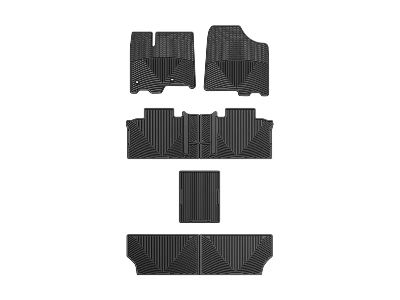 Weathertech WTCB292244247245 - All-Weather Floor Mats, Black, Molded
