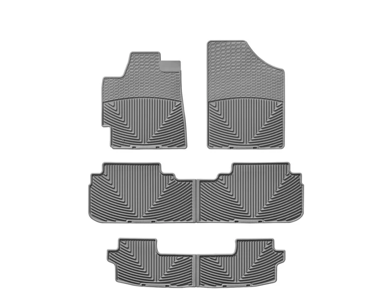 Weathertech WTCG086121122 - All-Weather Floor Mats, Gray, Molded