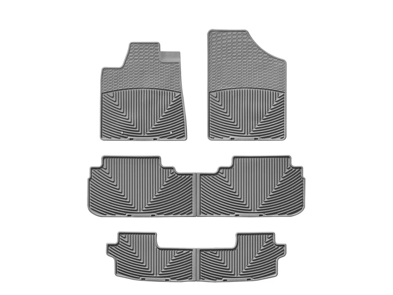 Weathertech WTCG120121122 - All-Weather Floor Mats, Gray, Molded