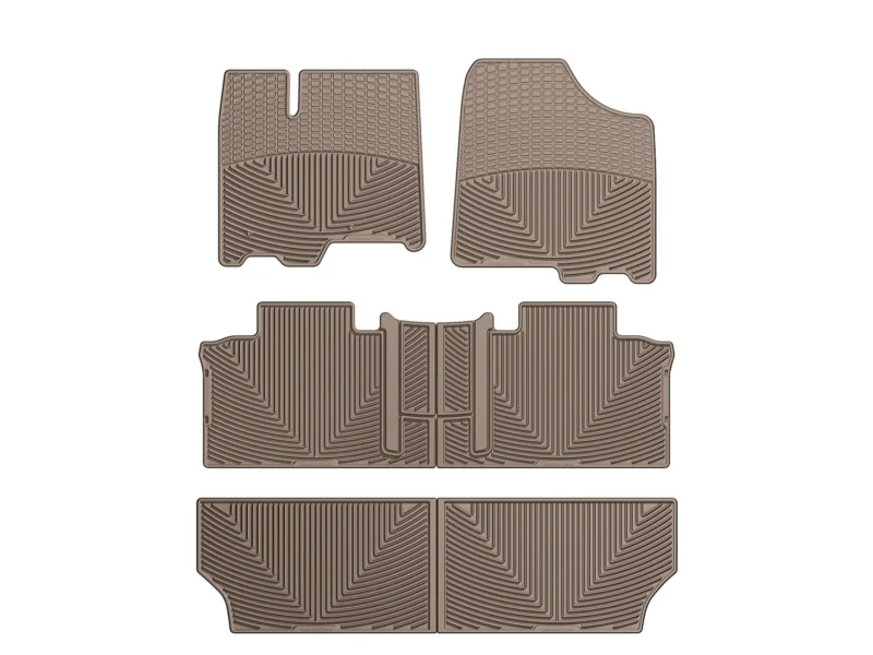 Weathertech WTCT202244245 - All-Weather Floor Mats, Tan, Molded