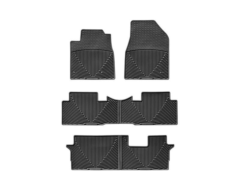 Weathertech WTHB148152153 - All-Weather Floor Mats, Black, Molded