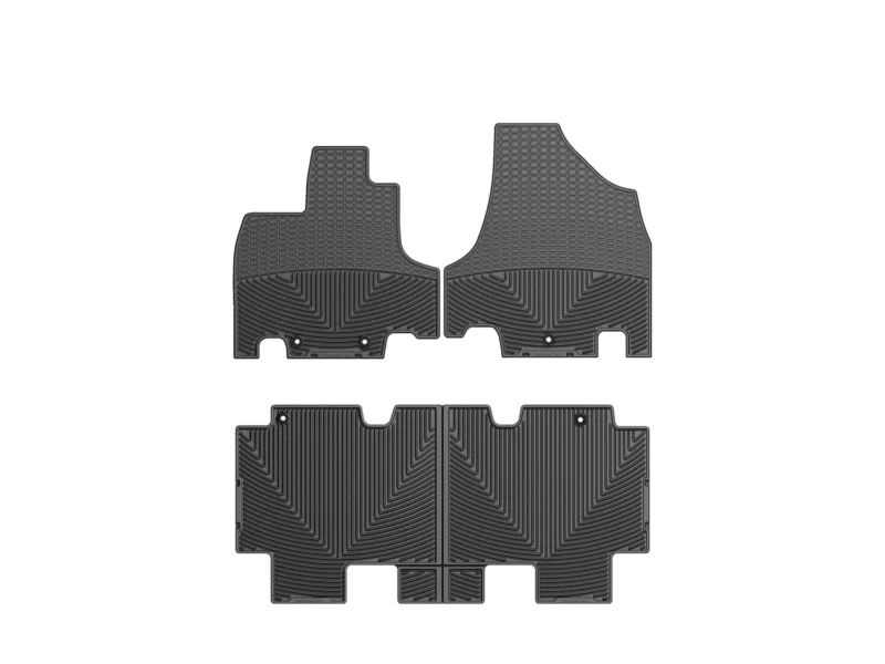 Weathertech WTHB211212 - All-Weather Floor Mats, Black, Molded