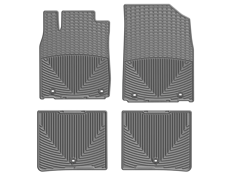 Weathertech WTLG289290 - All-Weather Floor Mats, Gray, Molded